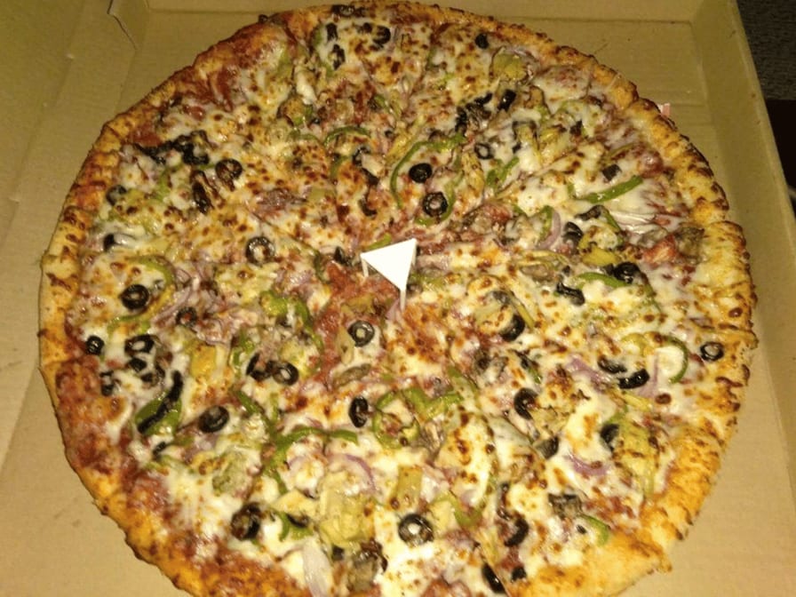 Gourmet Veggie Pizza.