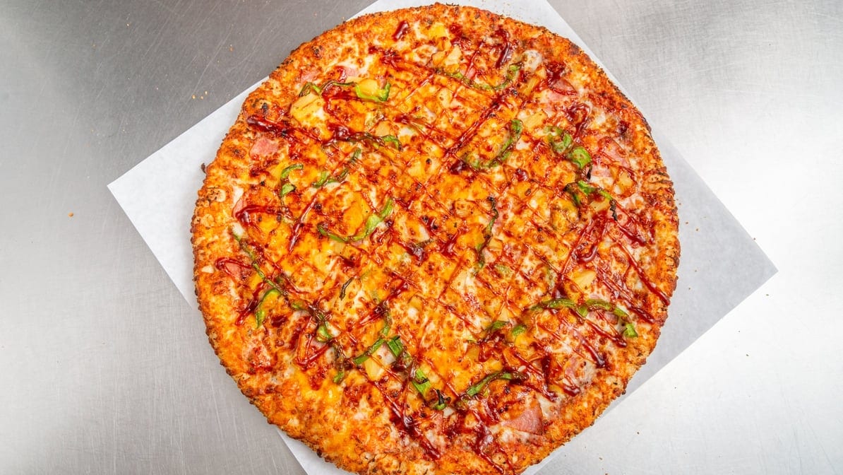 South Pacific Hawaiian Pizza.