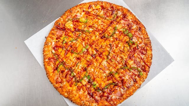 South Pacific Hawaiian Pizza.